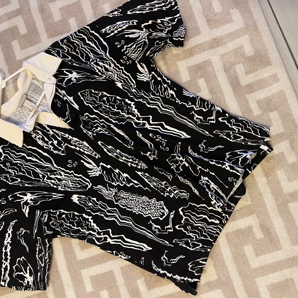 Oversized Fit Short-sleeved Polo shirt with collar Unisex